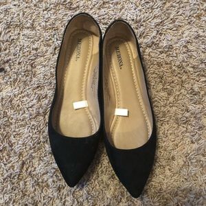 ☾Merona Pointed Black Flats☾